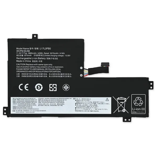 RETRO Lenovo L17L3PB0 Notebook Bataryası - Ver.1