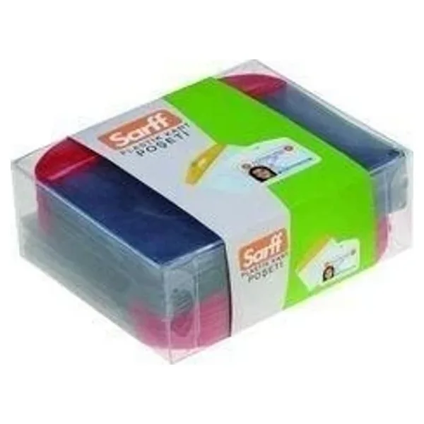 SARFF PVC YATAY KART POŞETİ BEYAZ 75X95 100'LÜ