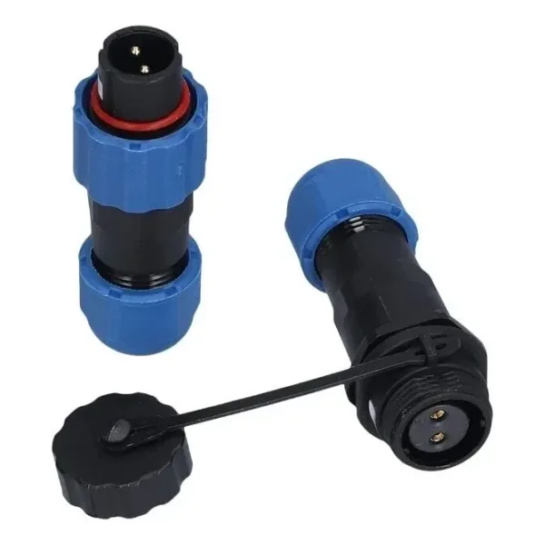SD13 2 Pin 13mm Su Geçirmez Konnektör Takımı
