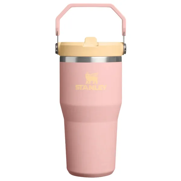 Stanley The Iceflow Flip Straw Pembe-Sarı 0.41 lt Pipetli Termos Bardak