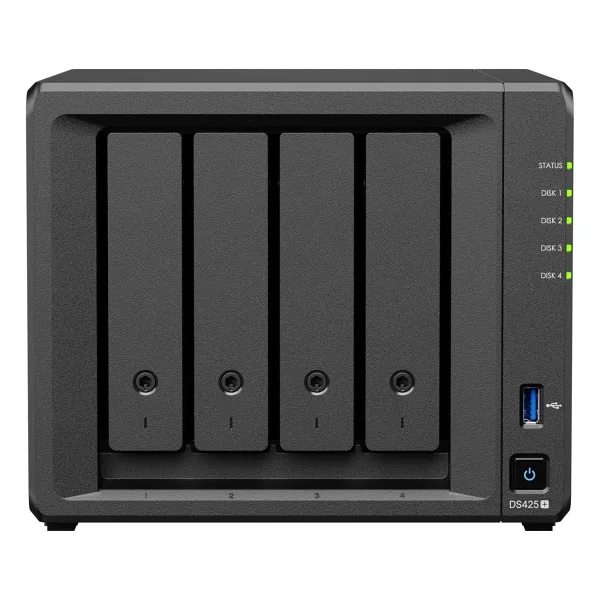 Synology DS425 Plus 2 GB 6 Yuvalı 108 TB Destekli NAS Depolama Ünitesi