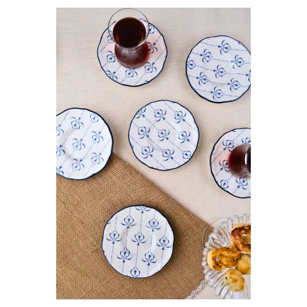 Tabak Evi Audrey 12 cm 6'lı Çay Tabağı