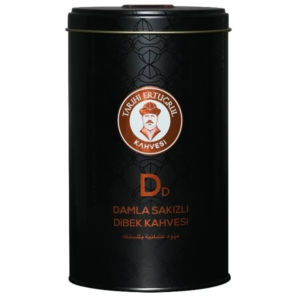 Tarihi Ertuğrul Kahvesi Damla Sakızlı Dibek Kahvesi Teneke 250 G - 250 gr
