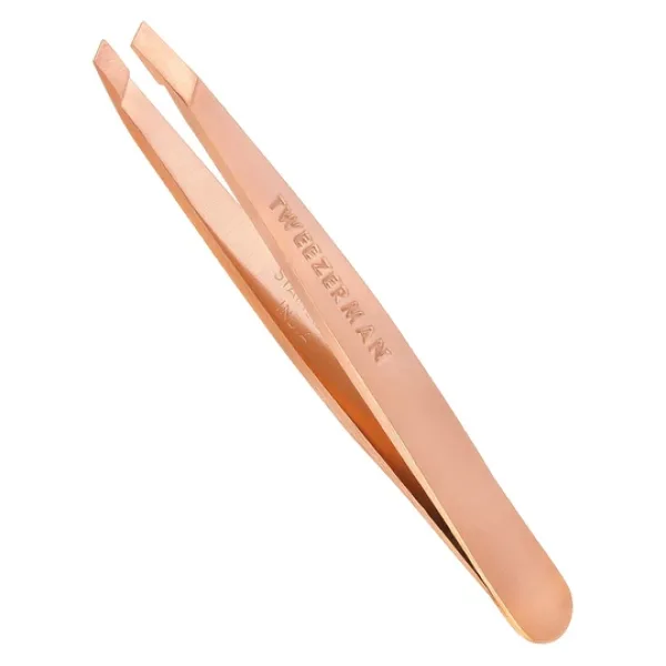TWEEZERMAN Mini Slant Tweezer Rose Gold -Altın Pembe Cımbız
