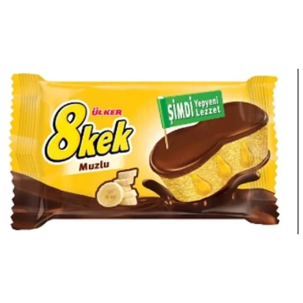 Ülker Dankek 8 Kek Çikolatalı Muzlu 55 gr