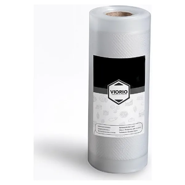 VI'ORIO 5 Metre Tırtıklı Rulo Vakum Poşeti Torbası (SEÇENEKLİ) (20cm)