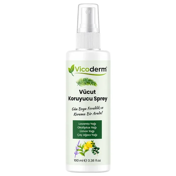 Vicoderm Vucut Koruyucu Sprey 100ML Bitkisel Tüm Vücut için