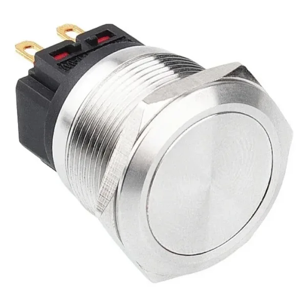 WD22B-P1Z 22mm Düz Anahtarlı Metal Buton