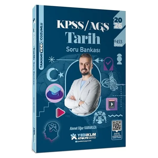 Yediiklim Yayınları 2026 KPSS Genel Kültür Atölye Tarih Tamamı Video Çözümlü Soru Bankası