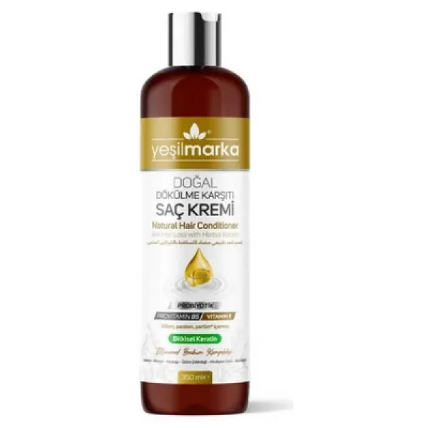 Yeşil Marka Dökülme Karşıtı Saç Kremiı 350 ml
