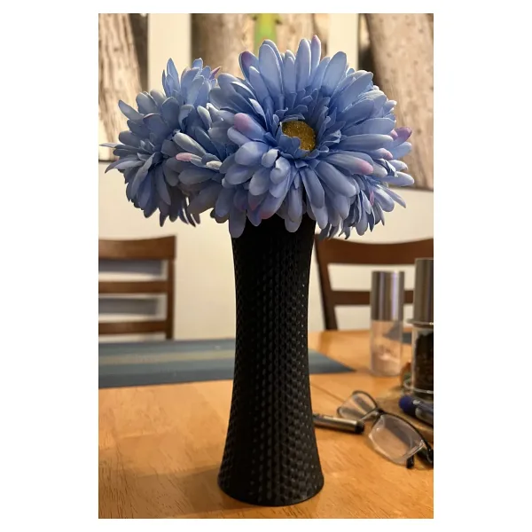 3dproga 3D Baskı Modern Desenli Dekoratif Vazo sert plastik 20 cm