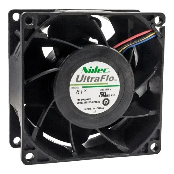 80x80x38mm 12V 3.4A Fan 4 Kablolu - V80E12BS1F5-07Z045