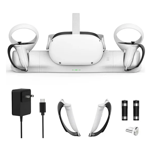 Amvr Yükseltilmiş Şarj İstasyonu - Meta Quest 2 İçin Usb-C Şarj Kablosu