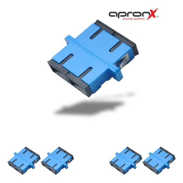 Apronx 5 Adet Sc-Sc Sm Dx Fiber Optik Adaptör