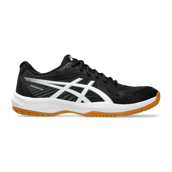 Asics Upcourt 6 1071A104-001 Siyah-Beyaz Erkek Voleybol Ayakkabısı