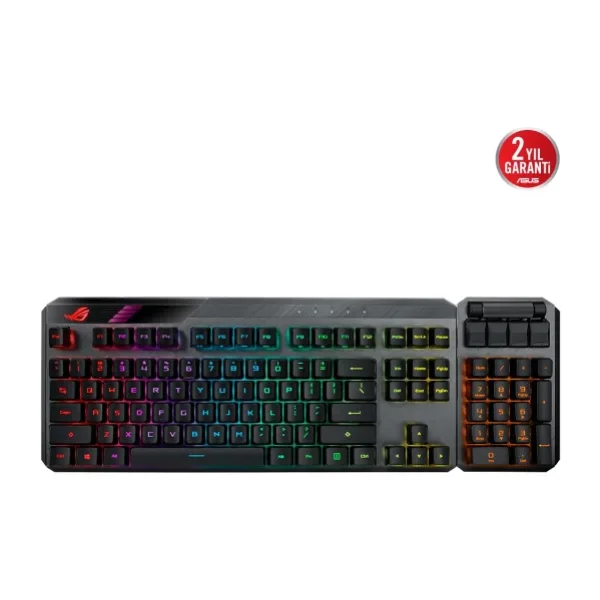 Asus ROG Claymore II RGB Red Switch Kablolu/Kablosuz Mekanik Oyuncu Klavyesi