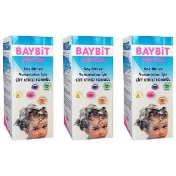 Baybit 100 ml 3 Adet Sirke ve Bit Şampuanı
