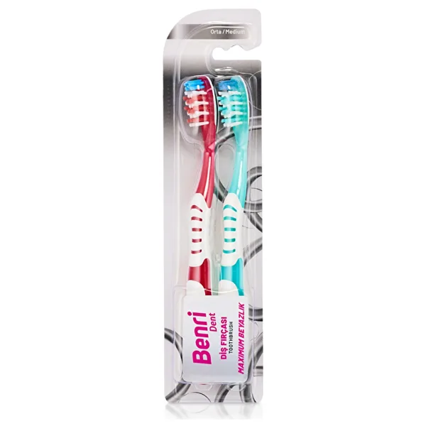 Benri Dent Diş Fırçası White 1+1