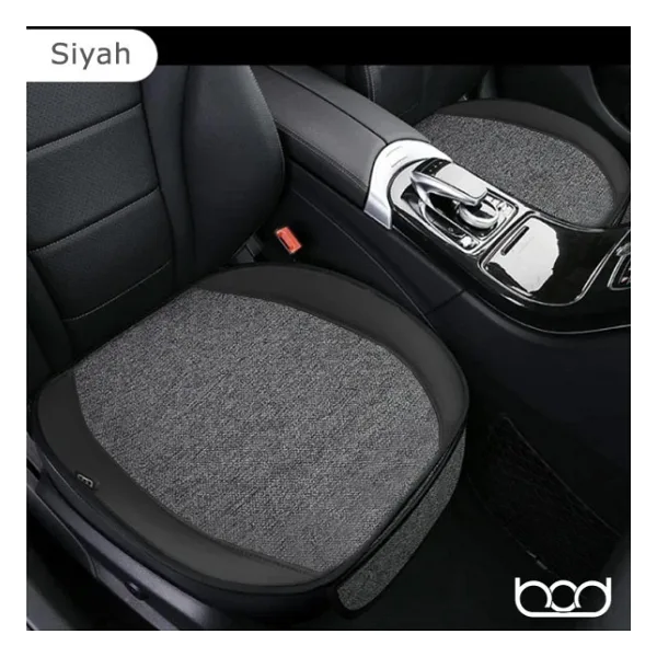 Bod Oto Koltuk Koruyucu Keten Minder Cepli 3 Lu Set Siyah