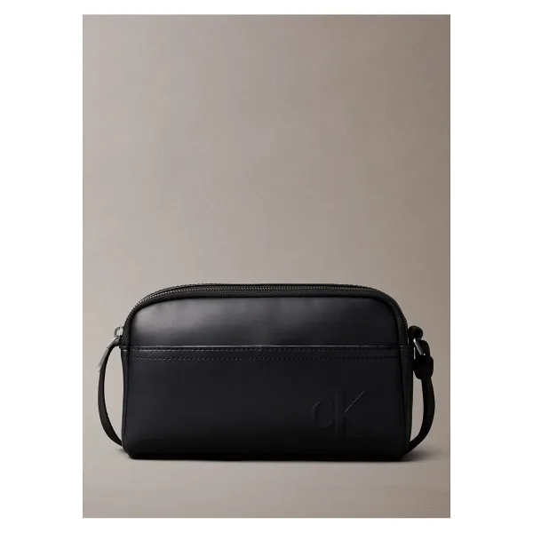Calvin Klein Siyah Erkek Postacı Çantası BOLD CK CAMERA BAG