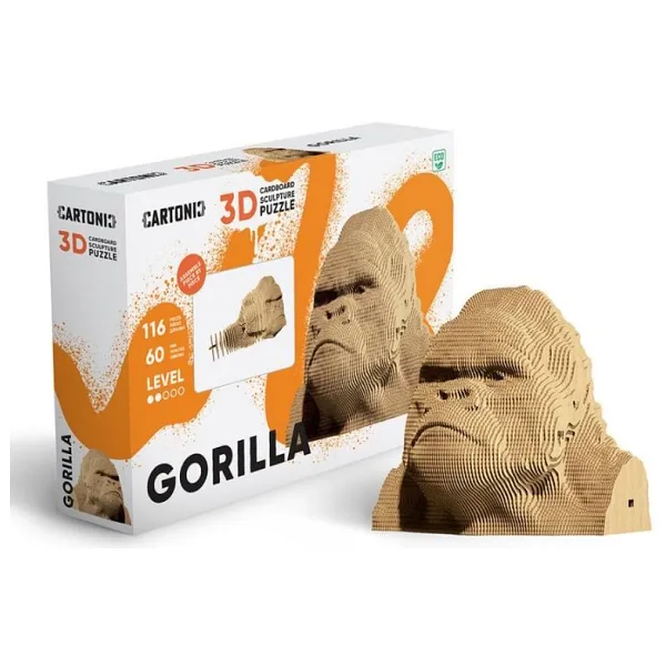 Cartonic Gorilla 3D Puzzle