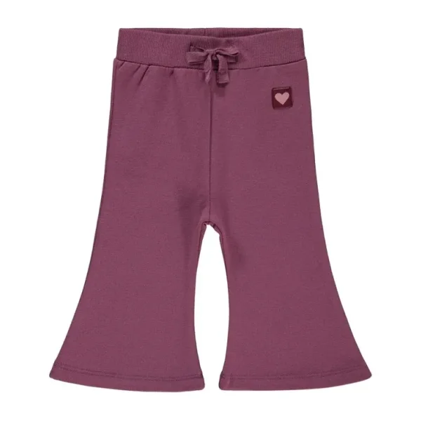 Civil Baby Civil Basic Kalp Etiketli İspanyol Paça 6-18 Ay Eşofman Altı - Lila6-9 Ay