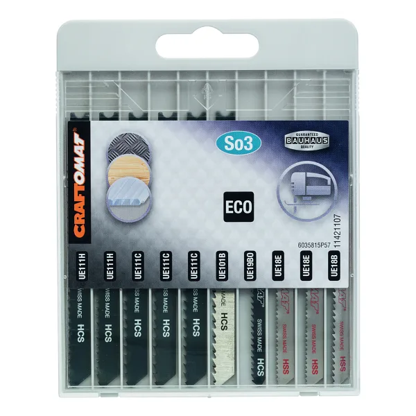Craftomat Dekupaj Testere Ucu U Şaft 10'lu Set