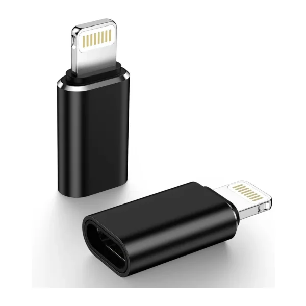 Daytona Lightning To USB Type C Dönüştürücü Adaptör x 2 Adet - IPhone & IPad Uyumlu / Iphone 14'e Kadar Uyumlu