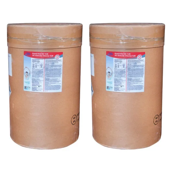 Deep Blue 2 Adet Deep Blue Gc 50 kg (100 Kg) Chlor Stabilize Diklor Granül %56 Aktif Klor - Granular Chlorine - Yok