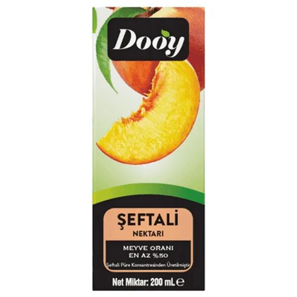 Dooy Şeftali 200 ml Meyve Suyu