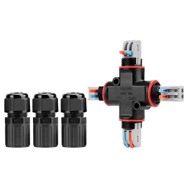 EW-P20X-2P X-Tip 2-Pin Su Geçirmez Konnektör