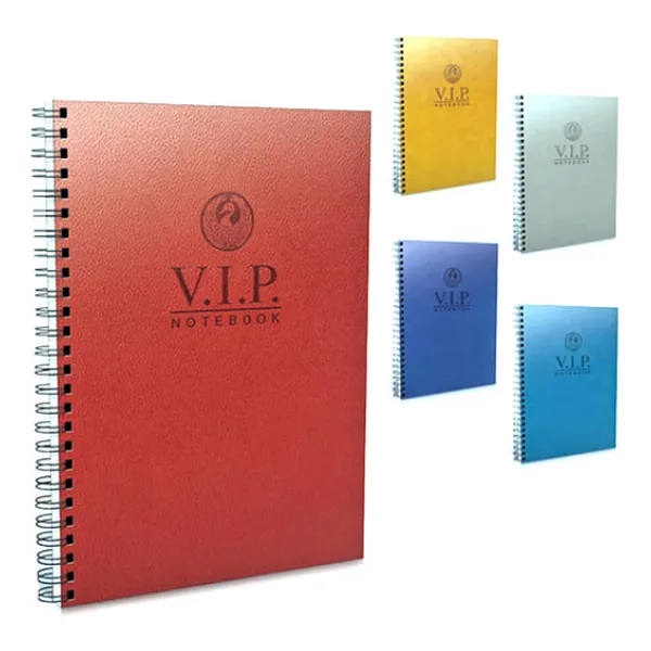 Gıpta Vip Spiralli Deri Kapak Kareli Defter 17x24 Cm 140 Yaprak 1083