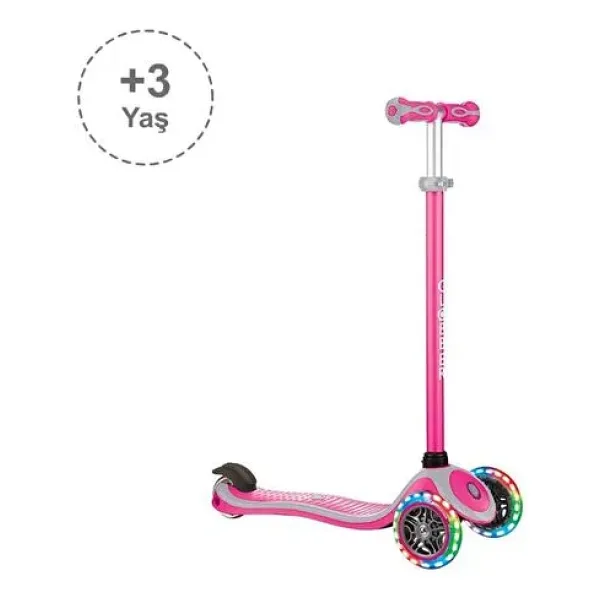 Globber Primo Plus Işıklı 3 Tekerlekli Çocuk Scooter