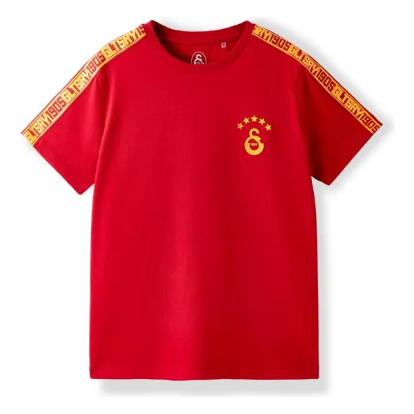GS Store Galatasaray C252059 Kısa Kollu Bisiklet Yaka Çocuk Tişört