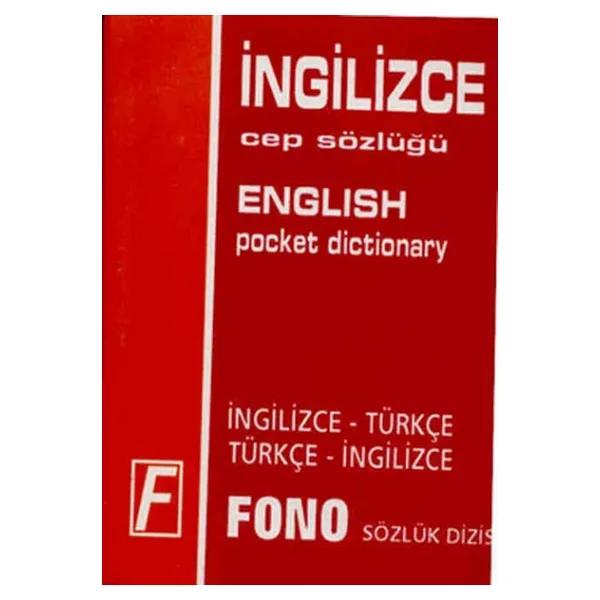 İngilizce Türkçe Sözlük Redhouse Cep Sözlüğü Küçük Boy Rs-004