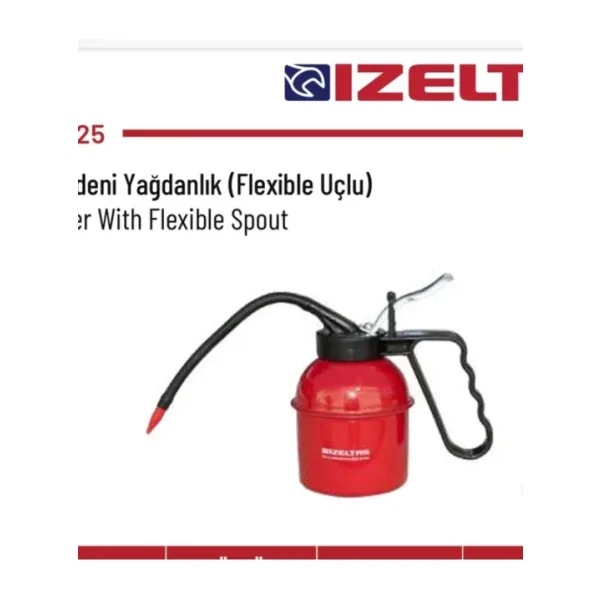 İZELTAŞ MADENİ YAĞDANLIK FLEXİBLE UÇLU 300CC