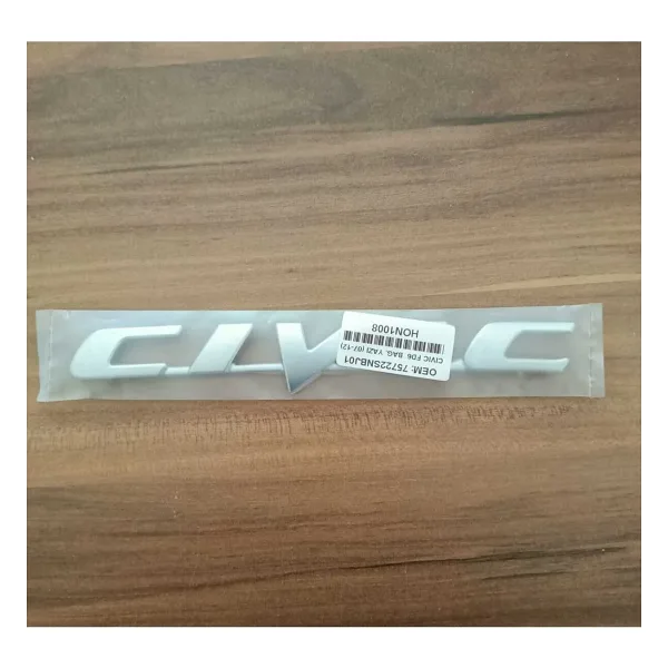 JustSmile Honda Civic Fd6 Bagaj Civic Yazısı Arması Logosu 2007 2009 2011