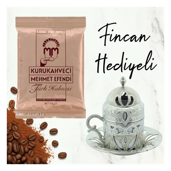 Kurukahveci Mehmet Efendi Türk Kahvesi 100Gr Fincan Hediyeli
