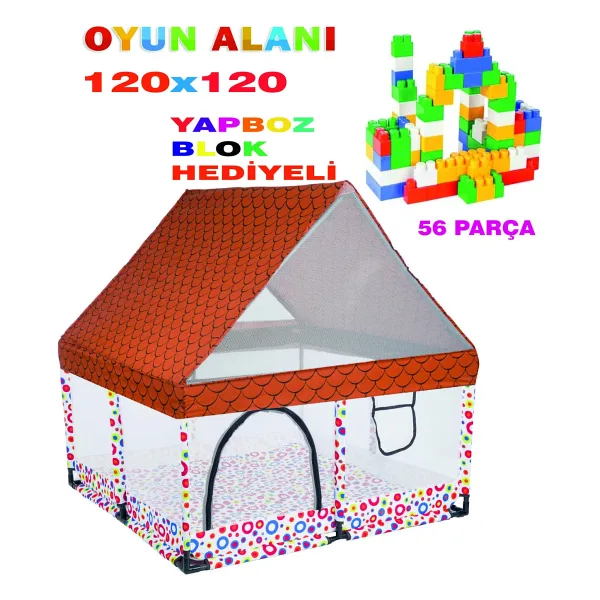 Liabebek Bebek Ve Çocuk Güvenli Oyun Alanı & Oyunpark 120X120cm