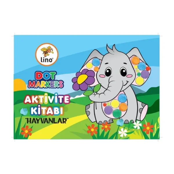 Lino Dot Markers Boyama Kitabı - Hayvanlar - Kolektif