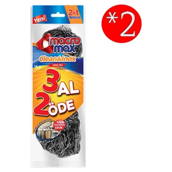 MacroBase Clean&ınox Ovma Teli Paslanmaz Çelik