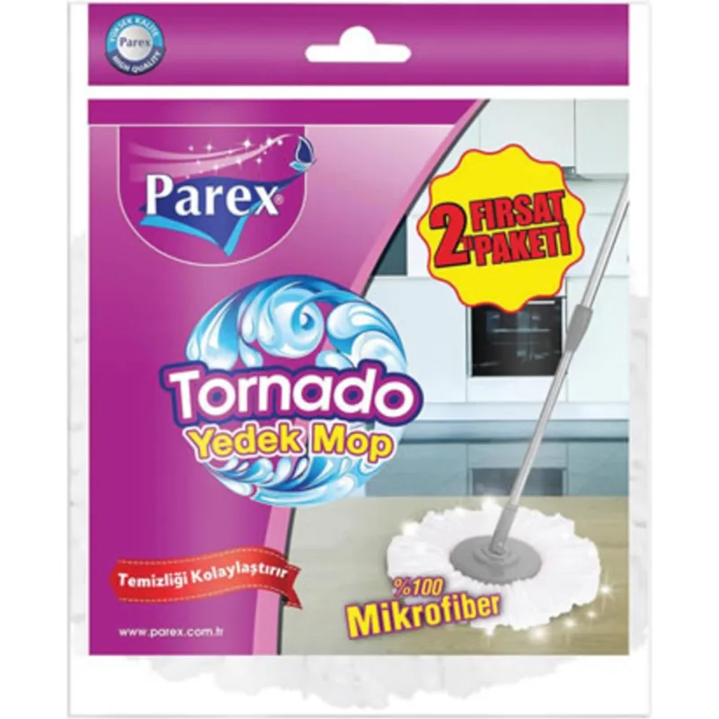 Parex Tornado Mop Yedek 1+1 3 Adet