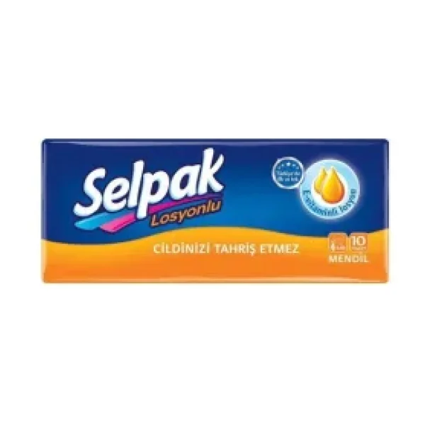 Selpak Losyonlu 10 Adet Kağıt Mendil