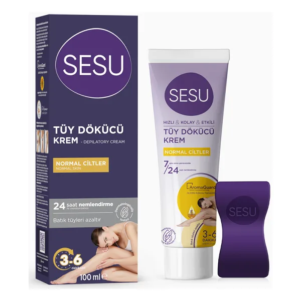Sesu Tüy Dökücü Krem Normal Tüyler 100 ml