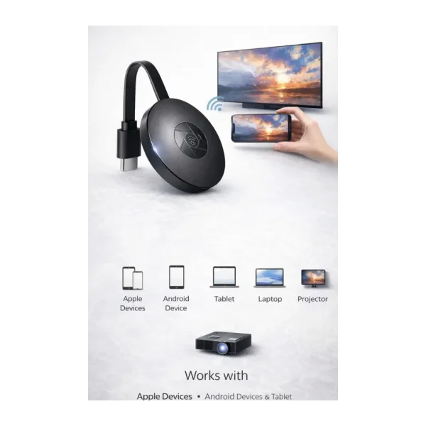 SFL Product G2 4K HDMI WiFi Dongle - Kablosuz Ekran Yansıtıcı iOS & Android Uyumlu DLNA / Miracast / AirPlay