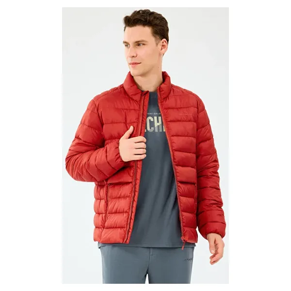 Skechers Outerwear Padded S231242-3912 Kırmızı Erkek Şişme Mont