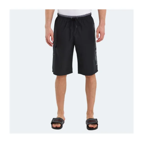 Slazenger Runist IN Siyah Erkek Deniz Şortu