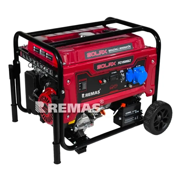 Solax FG10000LE Monofaze Benzinli Marşlı Jenerator