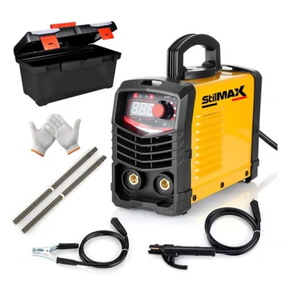 Stilmax Germany Pro MmA200X Çift Kart Igbt Inverter Kaynak Makinesi Dijital Ekran Göstergeli 200A Çantalı