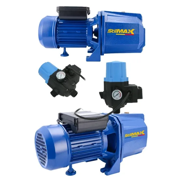 Stilmax Turbo 1.5Hp Tam Otomatik Metal Dişli Sistem Bakır Sargılı Büyük Boy Su Pompası Motoru Hidrofor Set